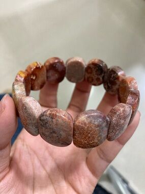 Natural Brown Coral Stone - Unbranded